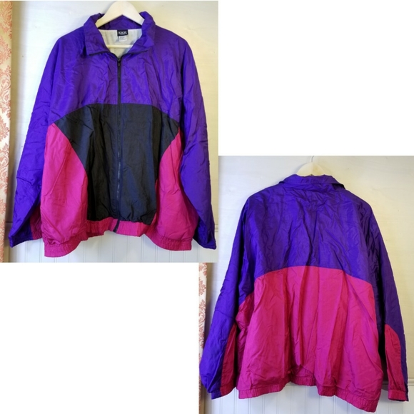 plus size 90s windbreaker